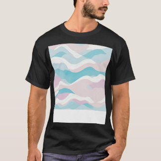 T-shirt Illustration motif Plat Pastel Isomtrique Lumineux