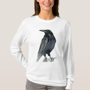 T-shirt Illustration mystérieuse de corbeau