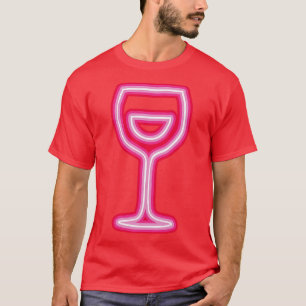 T-shirt Illustration Nyon Vin Glass