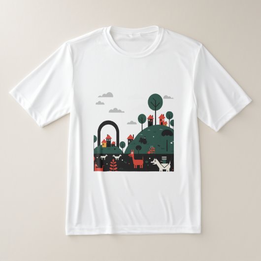 T-shirt Illustration pour enfants (Poser)