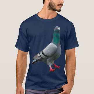 T-shirt Illustration Proud Pigeon Elégant pigeon art Oisea