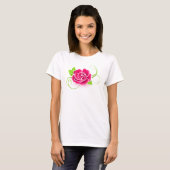 T-shirt Illustration rose (Devant entier)
