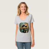 T-shirt Illustration Salapanda Combo Créature Drôle (Devant entier)