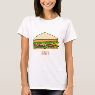 T-shirt Illustration Sandwich