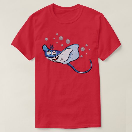 T-shirt Illustration Stingray (Design devant)