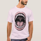 T-SHIRT ILLUSTRATION SURRÉELLE DE LA GRANDE BOUCHE (Devant)