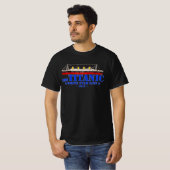 T-shirt Illustration Titanic RMS - White Star Line 1912 (Devant entier)