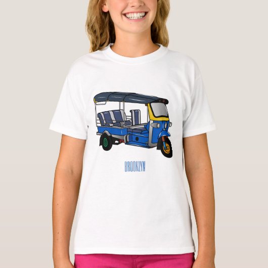 T-shirt Illustration Tuk tuk (Devant)