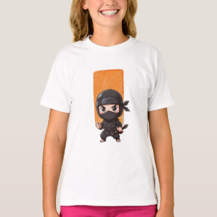 T-shirt Illustration vectorielle de ninja chibi