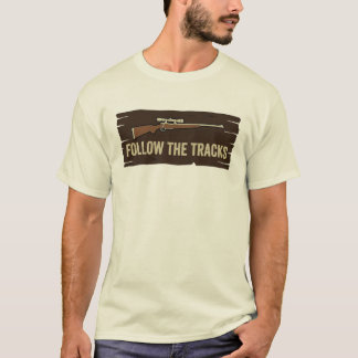 T-shirt Illustration vectorielle d'un panneau de sentier d
