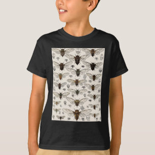 T-shirt Illustration vintage de cigales