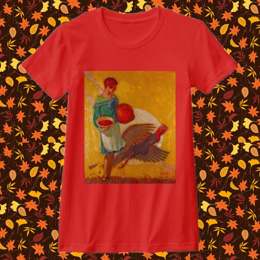 T-shirt Illustration vintage de la récolte de Thanksgiving