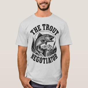 T-shirt Illustration vintage de scène de rivière de montag