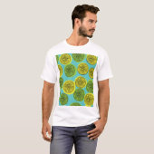 T-shirt Illustration vintage des tranches de citron. (Devant entier)