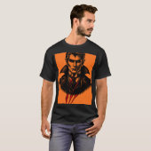 T-shirt Illustration vintage du comte Dracula vampire (Devant entier)