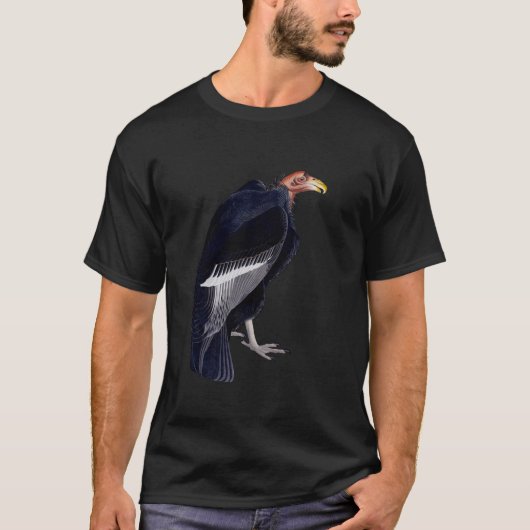 T-shirt Illustration Vintage du vautour de Turquie (Devant)