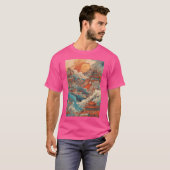 T-shirt Illustration Voyage en Chine (Devant entier)