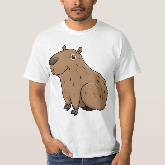 T-shirt " Illustrations Capybara & Clip Art " (Devant)