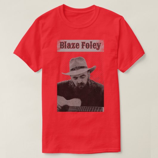 T-shirt Illustrations de Blaze Foley (Design devant)