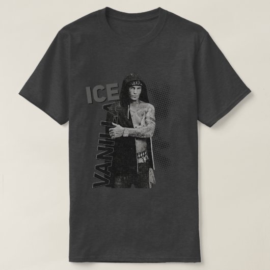 T-shirt Illustrations de glace vanille (Design devant)