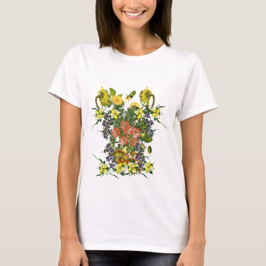 T-shirt Illustrations florales (Devant)