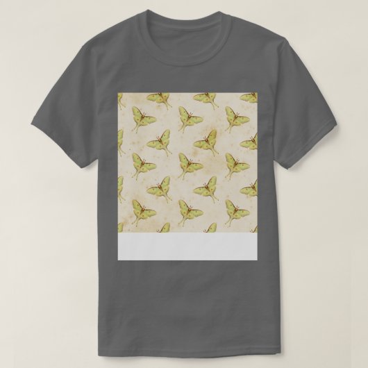 T-shirt Illustrations Vintages Moth Victo gothique Gobilnc (Design devant)