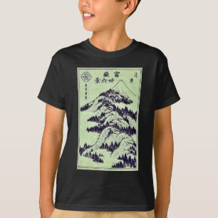 T-shirt Illustré pour Hokusais 36 vues du mont Fuji