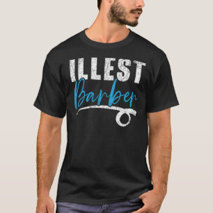 T-shirt Illustrer Barbier Barbier Coiffeur Hairstyliste St