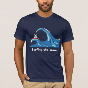 T-shirt illysurfing, surfant la vague