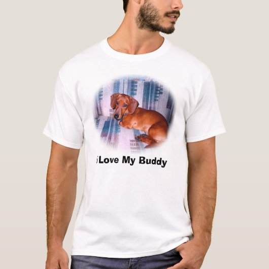 T-shirt ilovebuddy, j'aime mon ami (Devant)