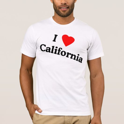 T-shirt ilovecalifornia (Devant)
