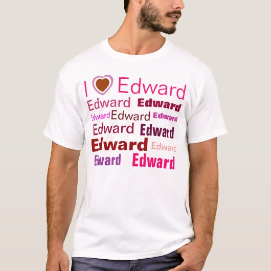 T-shirt iloveedward (Devant)