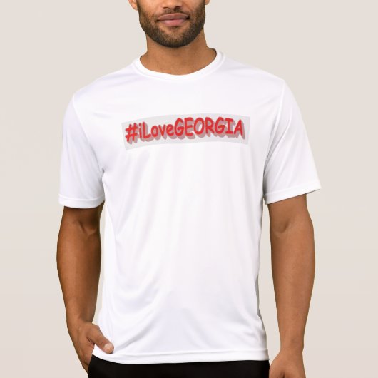 T-shirt "#iLoveGEORGIA " Joli design. Acheter maintenant (Devant)