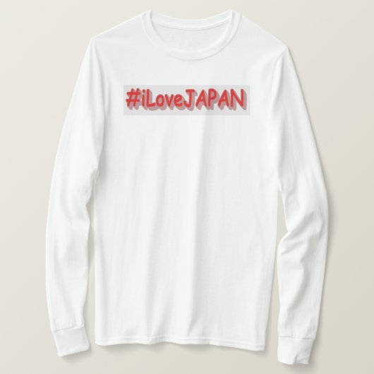 T-shirt "#iLoveJAPAN" Joli design. Commandez dès maintenan (Design devant)
