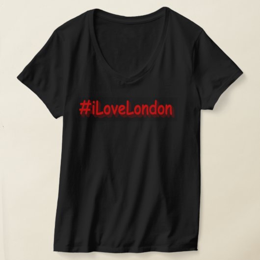T-shirt "#iLoveLondon" Joli design. Commandez dès maintena (Poser)