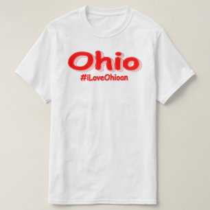 T-shirt "#iLoveOhioan" Joli design. Acheter maintenant
