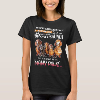 T-shirt Ils Commencent À Collecter Dachshund Chien Chemise