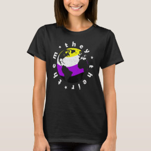 T-shirt Ils Eux Leurs Pronononouns Non Binary Lgbtq