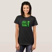 T-shirt Ils existent en Alien vert (Devant entier)