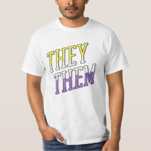 T-shirt Ils Les Couleurs Non binaires