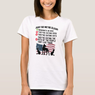 T-shirt Ils Mangent Des Animaux De Compagnie À Springfield