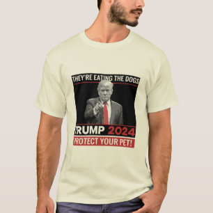T-shirt Ils mangent les chiens Trump 2024 Débat 