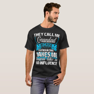 T-shirt Ils m'appellent associé de papy - dedans - T-shir