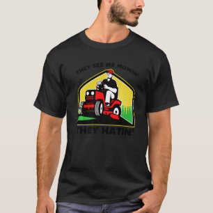 T-shirt Ils Me Voient Mailler Ils Hatinent Le Vintage De P
