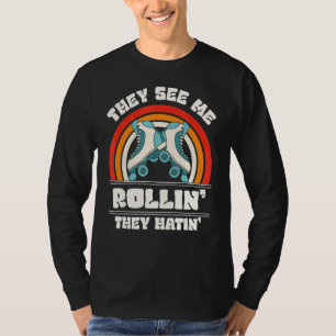 T-shirt Ils Me Voient Rollin Ils Hatinent I Love The 80's
