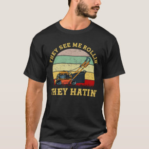 T-shirt Ils Me Voient Rollin Ils Hatinent La Tête De Pelou