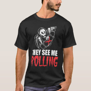 T-shirt Ils Me Voient Rolling Skateboard Skater Skatepark