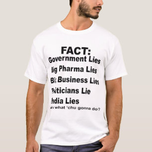 T-shirt Ils Mentionnent Le Gouvernement Pharma Business Po