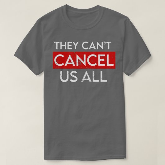 T-shirt Ils Ne Peuvent Nous Annuler Tous (Design devant)