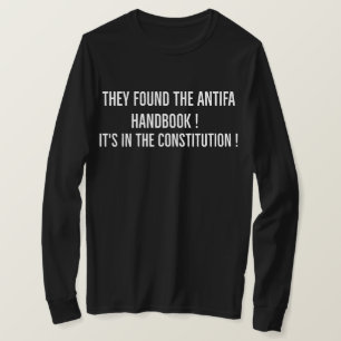 T-shirt Ils ont trouvé le manuel Antifa ! C'est dans la Co